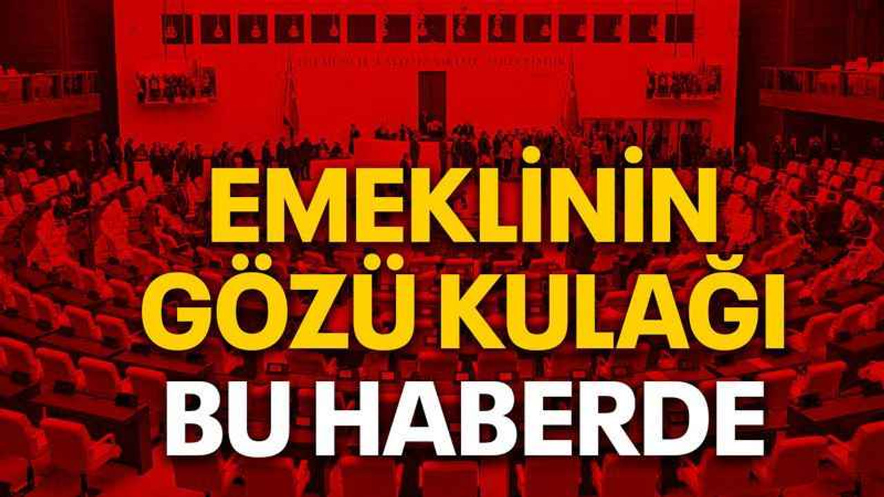Emeklinin gözü kulağı bu haberde